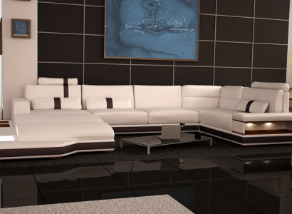 Modern sofa corner suite U-shape upholstered corner couch designer seating furniture couches